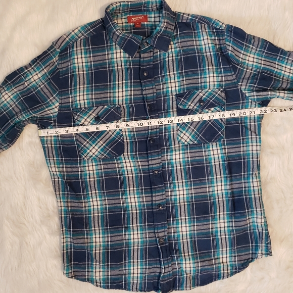 Arizona Blue Flannel / Plaid Button Down - Picture 8 of 10